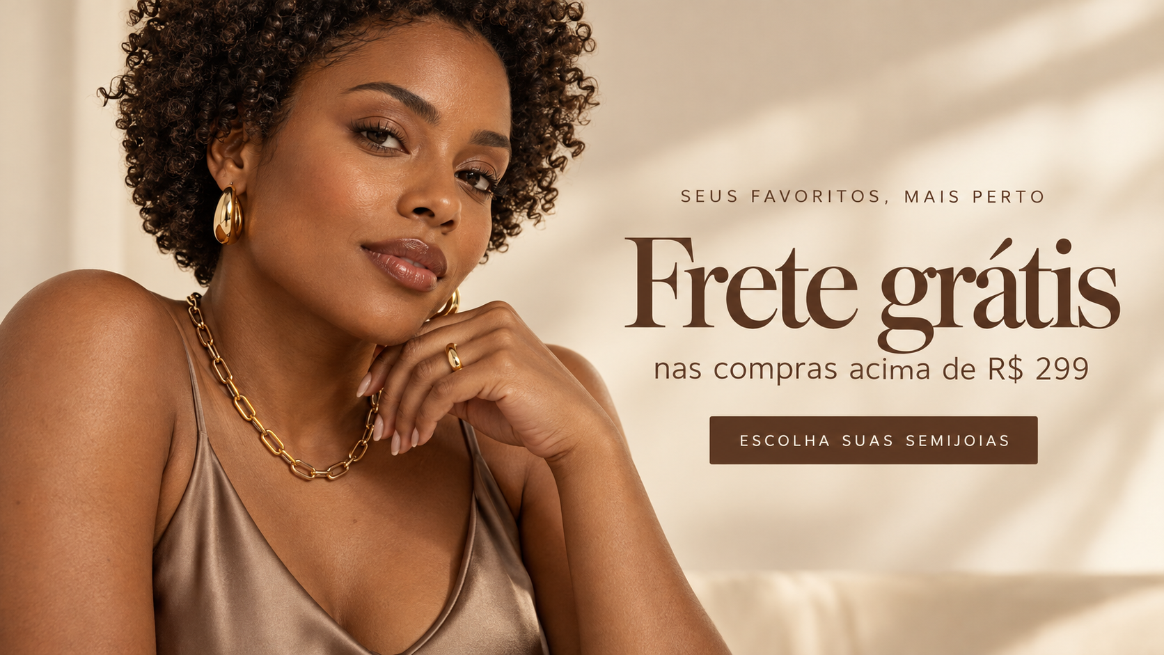 Frete grátis nas compras acima de R$ 299